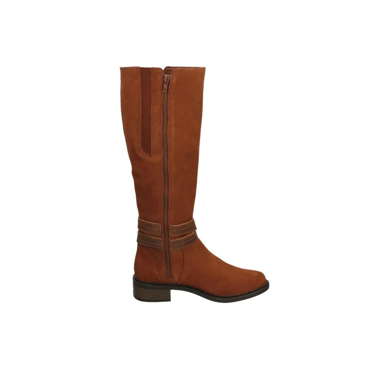Clarks Knee-high Boots Women's Dark Brown-1
