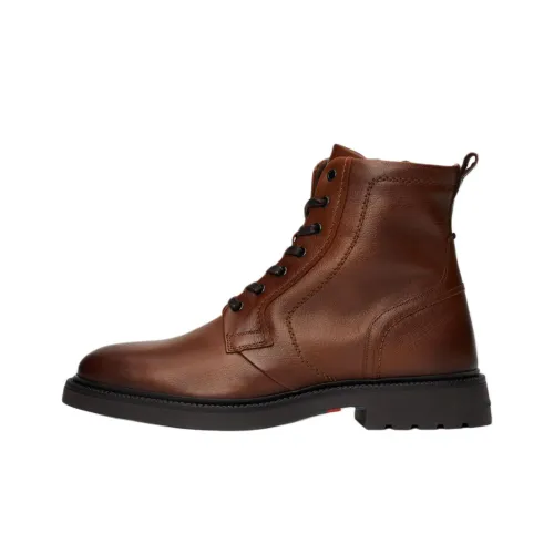 Tommy Hilfiger Short Martin Boot 3.2cm Men's Brown