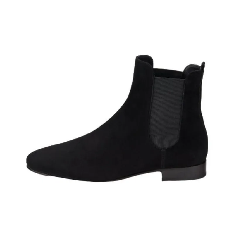 AGL Short Chelsea Boots 2cm Women's Black-0