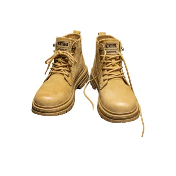 X ZONE Martin Boots Men Khaki