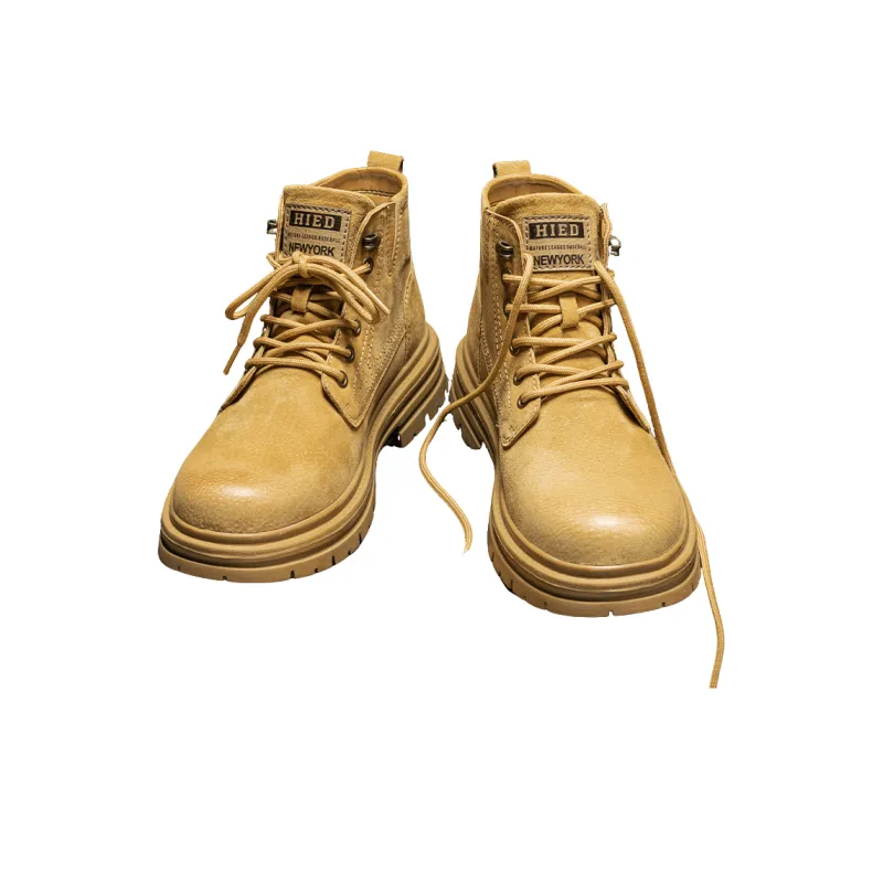 X ZONE Martin Boots Men Khaki-0