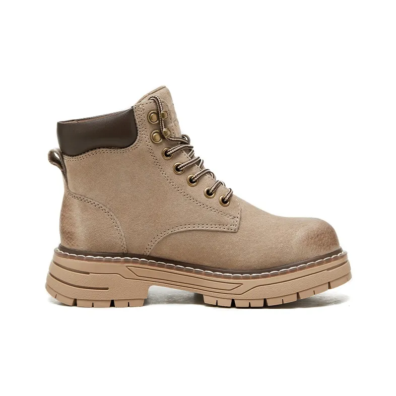 CAMEL Yellow Boots Abrasion Resistant Cushioning Outdoor Boots 4cm Women's-7