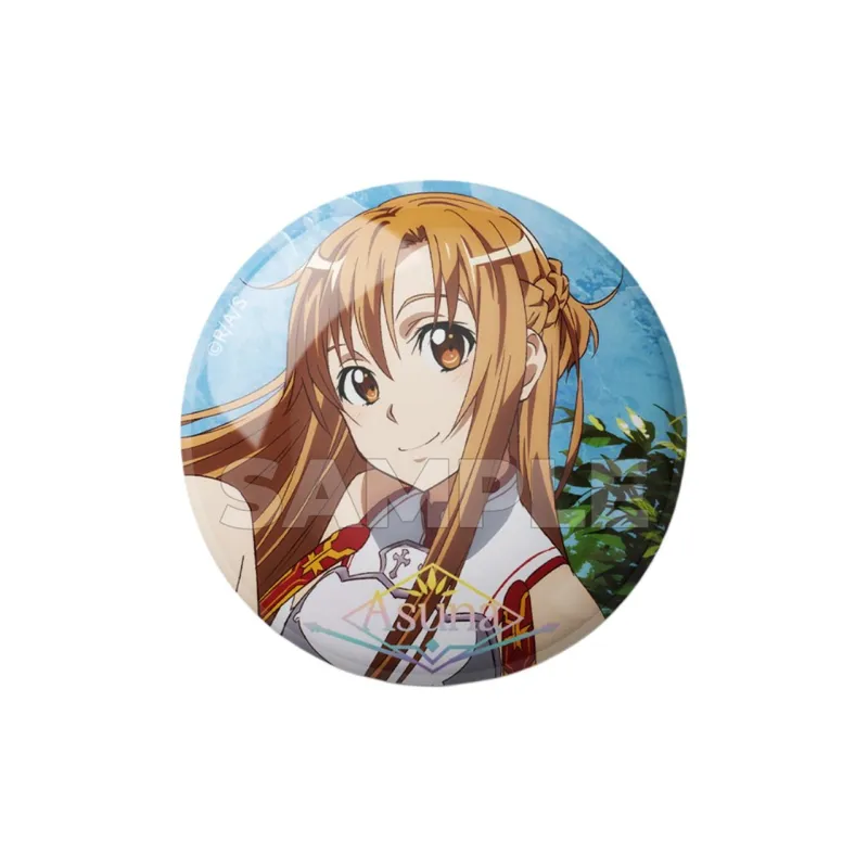 Xhdm Reclining Pose, Side Profile Smiling Pose, Asuna Round Badges-1