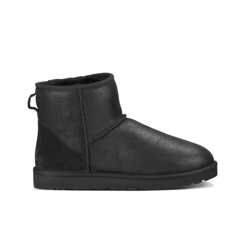 UGG Classic Mini Bomber High Top Fleece Lined Black-1