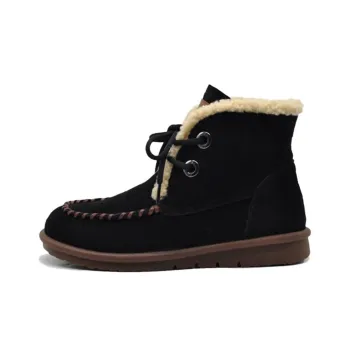 ARTMU Snow Boots Women's Black/Camel