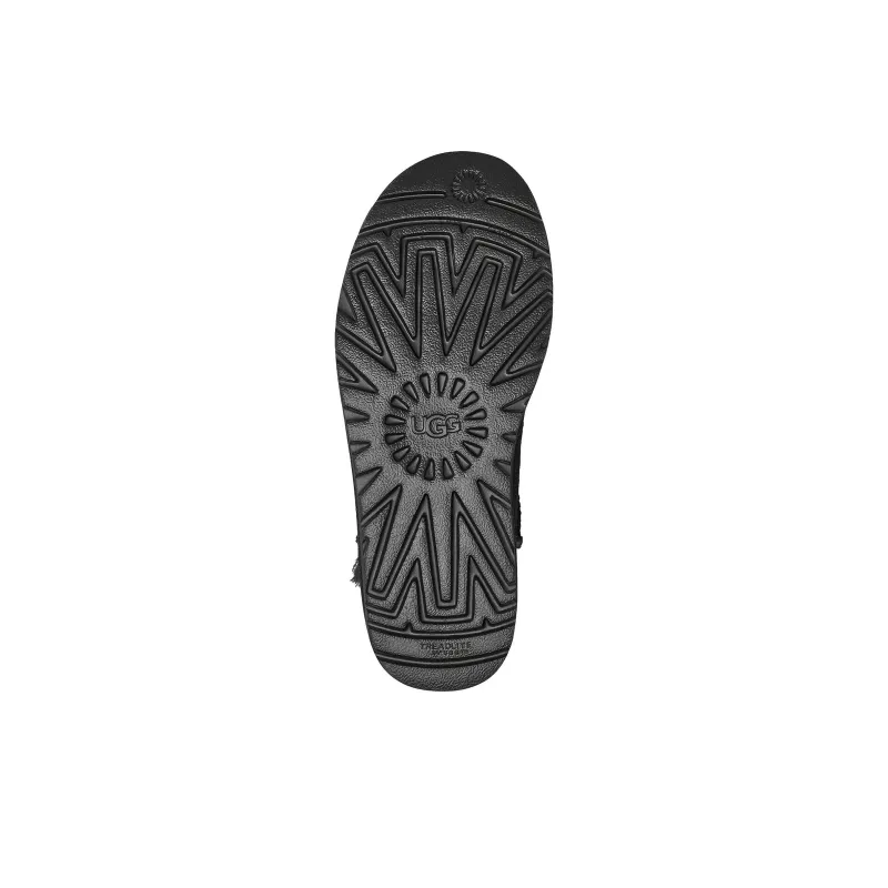 UGG Mini Bailey Logo Strap Boot 'Black' Women's-4