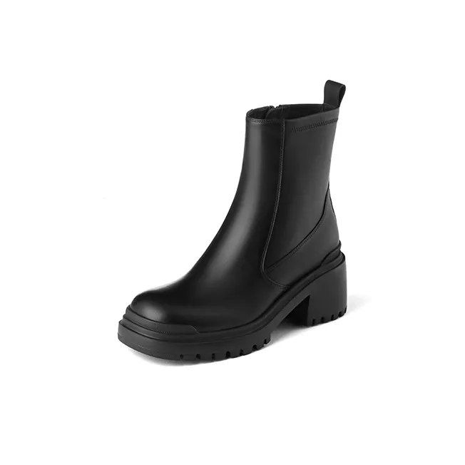 73Hours Ankle Boots 6.5cm Women's Black-1