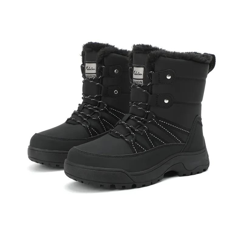 Mulinsen Warm Short Mid Calf Snow Boots Women's-1