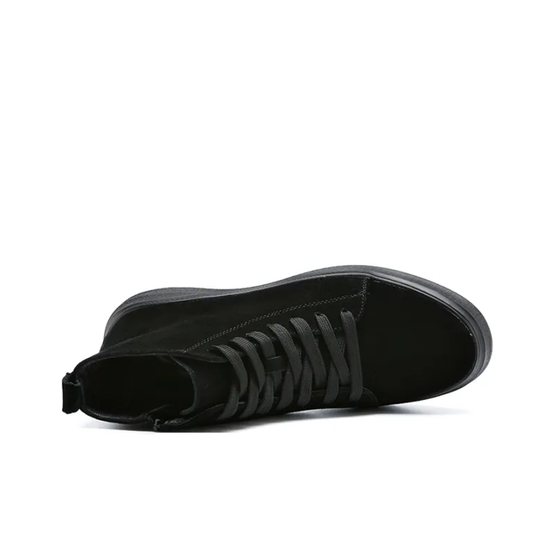 YEDANI Ankle Boots Men Black-4