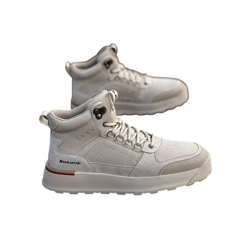 Kolumb Ankle Boots Men Gray/Light Sand/Wheat-7