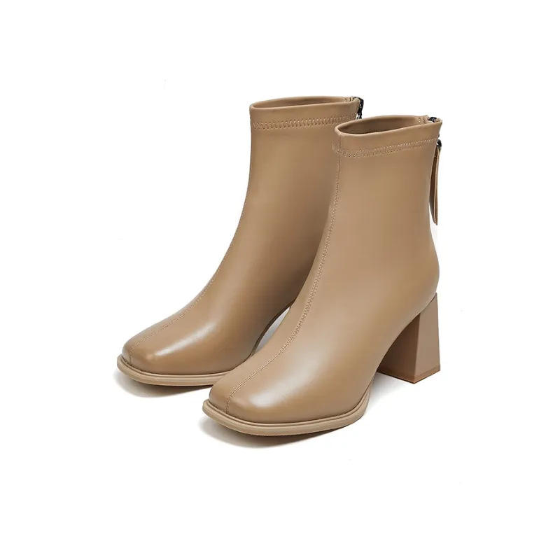 ACESC Ankle Boots Women's Black/Beige/Apricot/Brown-13