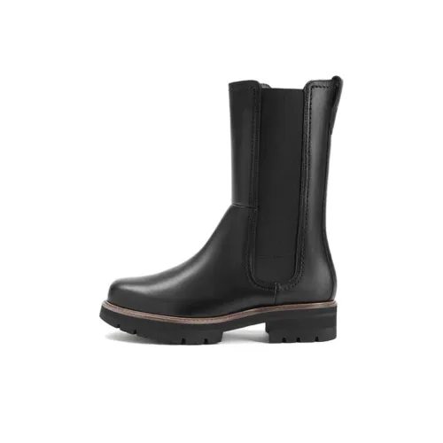 Clarks Crew Chelsea Boots Women's Black