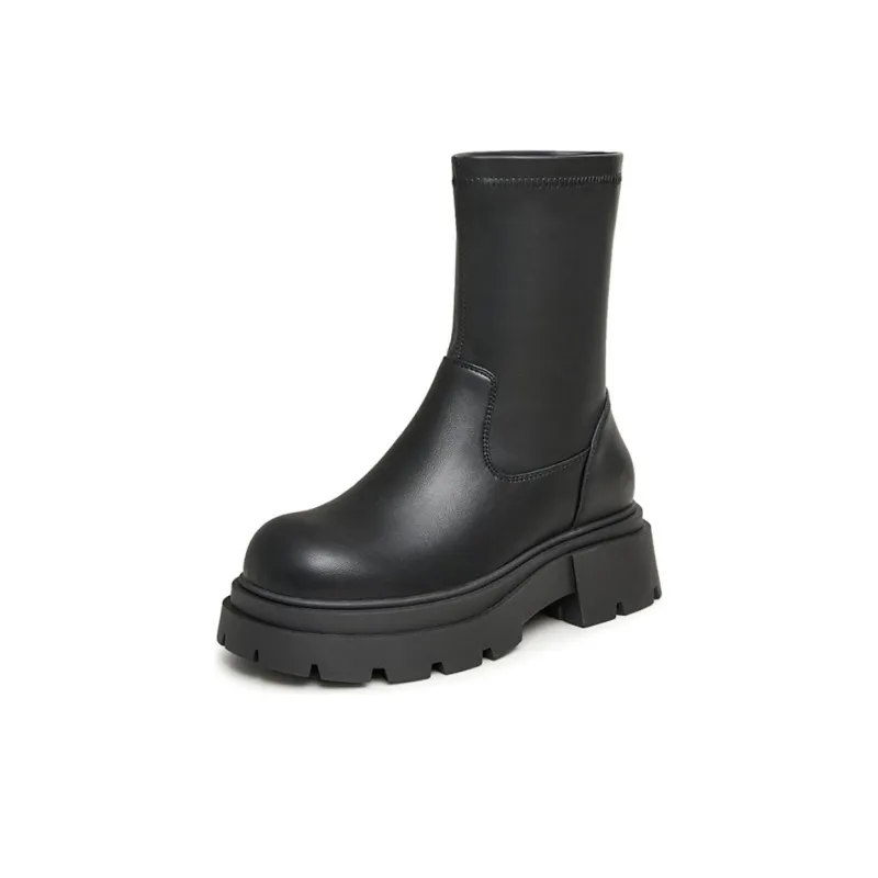 TATA Ankle Boots Women's Black/Brown-1