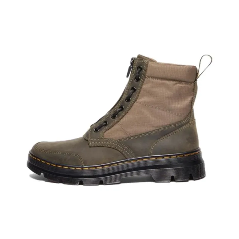 Dr.Martens Short Martin Boot Unisex Khaki Olive Green-0
