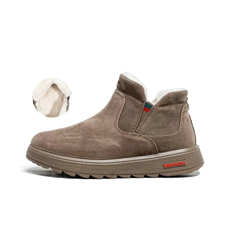 Warrior Warrior Warm And Wear-Resistant Short Snow Boots Unisex-0