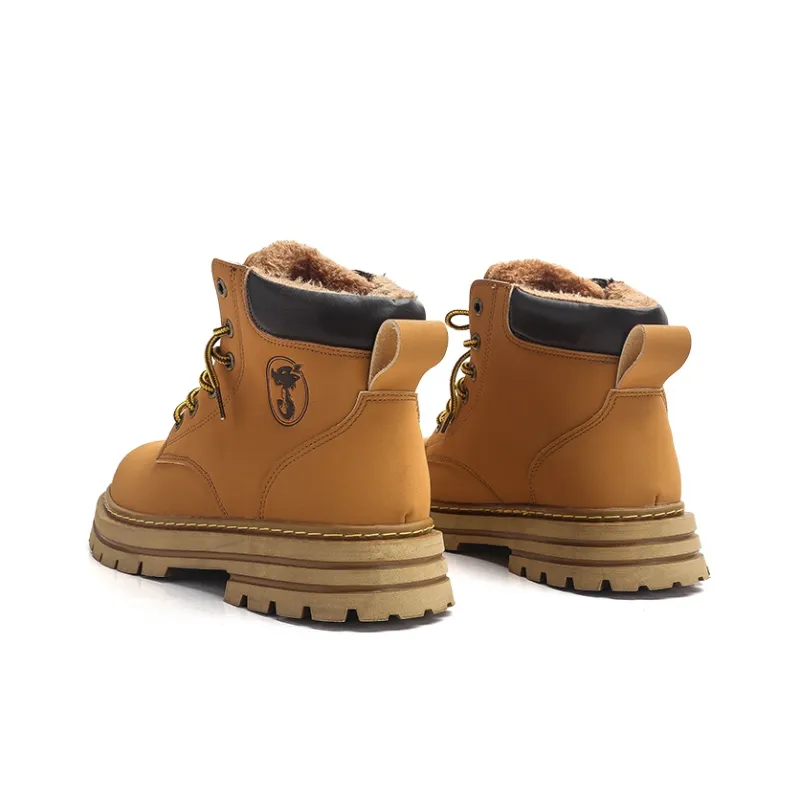 Jifffly Crew Martin Boot Unisex Camel-4