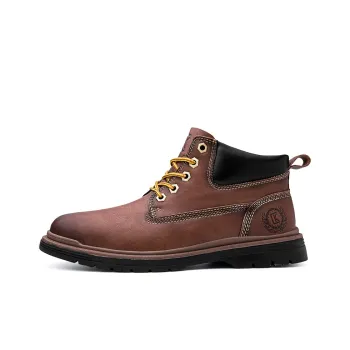 CKVUSAMG Ankle Length Martin Boot 4cm Unisex Dark Brown
