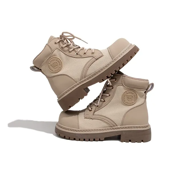 Feiyue Martin Boot Women's Beige-3