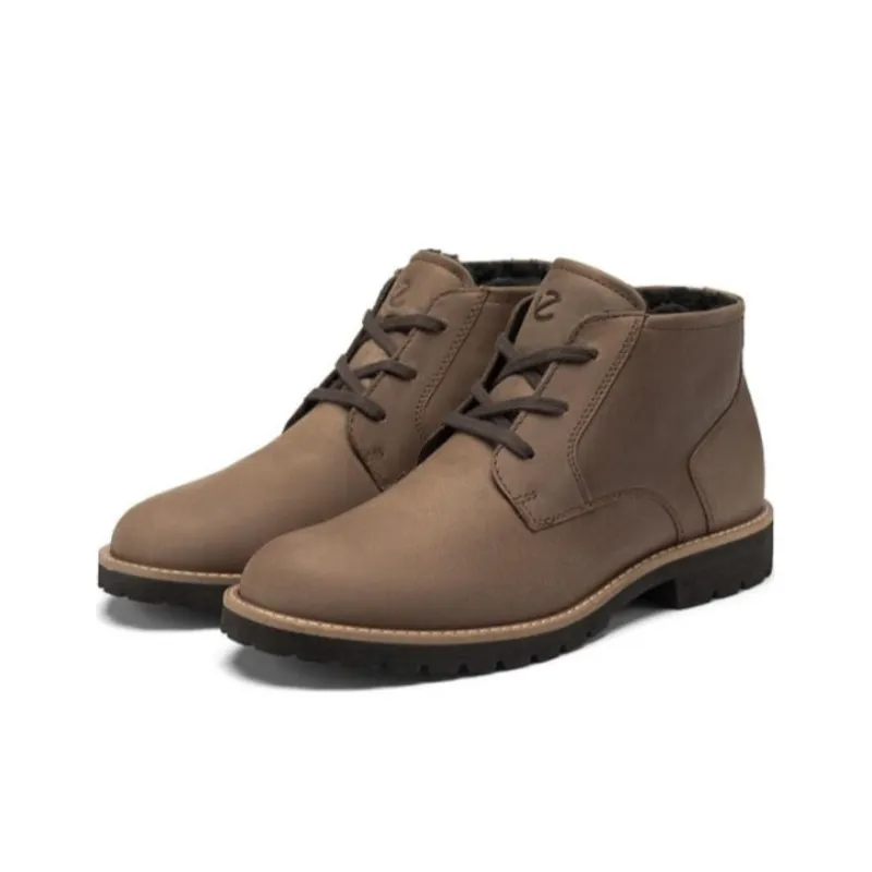 Ecco Justin Collection Ankle-Length Martin Boot Men's Cocoa Brown-2