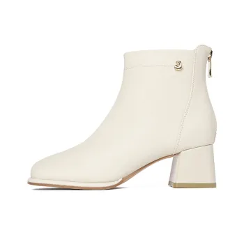 JOSINY Ankle Boots Women's Ecru/Black