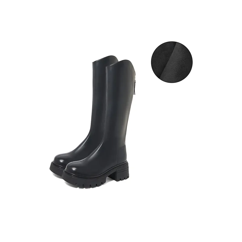 COMELY Knee high Boots 5.5cm Women's-17