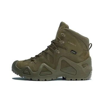 Lowa ZEPHYR GTX Water-Resistant Wear-Resistant Cushioning Crew Outdoor Boots Men's Deep Coyote Brown
