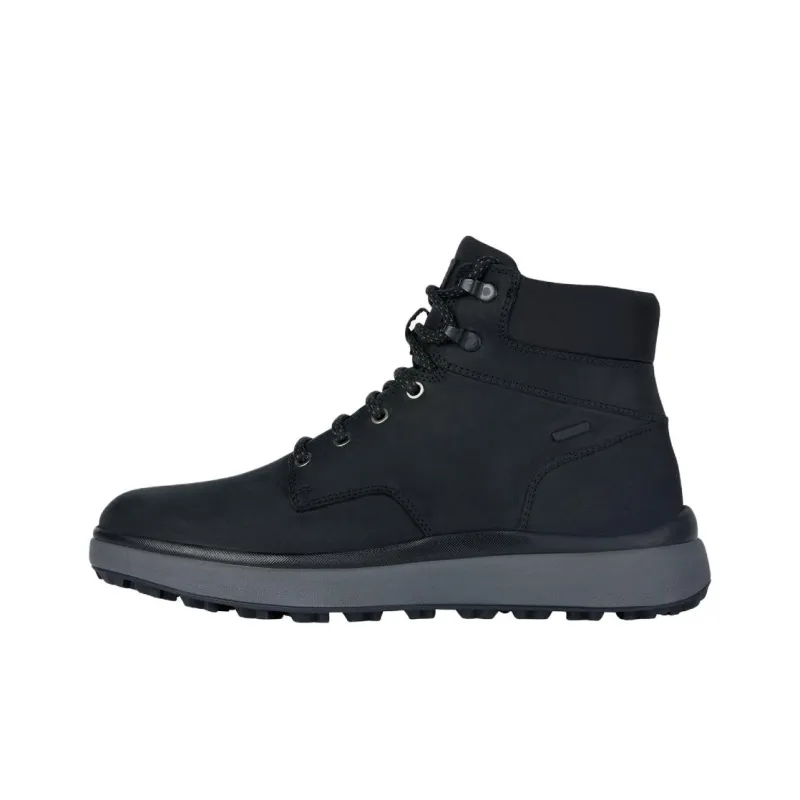 GEOX Granito + Grip Ab Wear-Resistant Slip-Resistant Short Outdoor Boots Men's Black-0