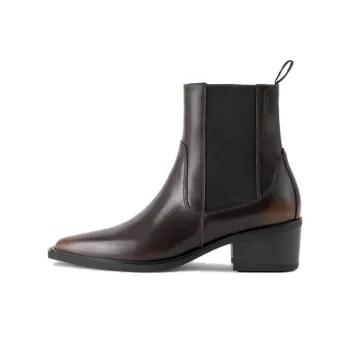 VAGABOND SHOEMAKERS KELSEY Short Chelsea Boots 4cm Women's Brown