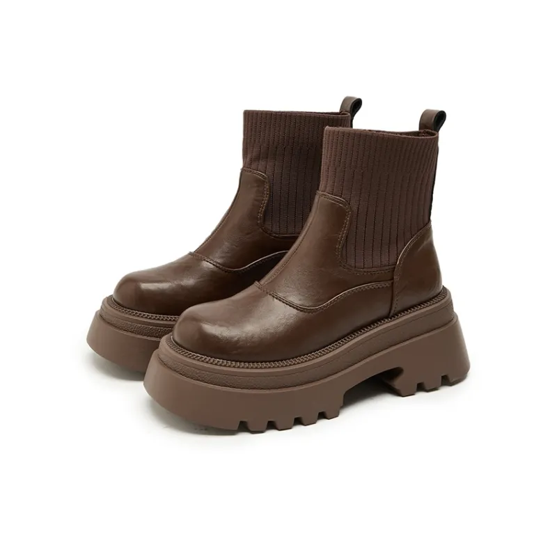 WESTLINK Ankle Boots Women's Brown-9