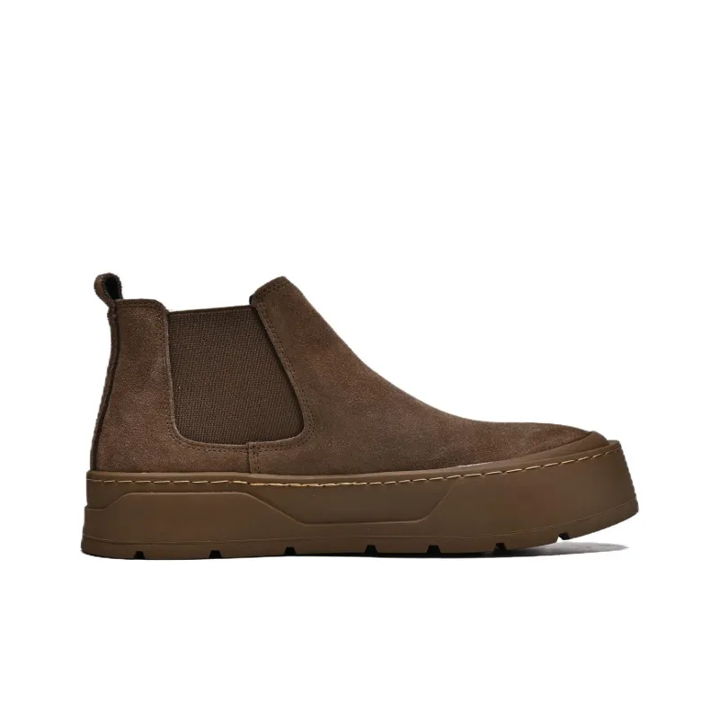 Crocodile Short Chelsea Boots Men's-7