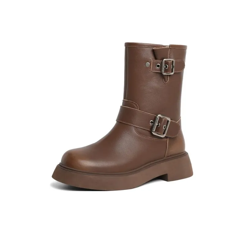 BELLE Ankle Boots Women's Black, Brown-1