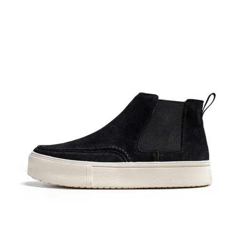 Romon Chelsea Boots Men Black/Yellow/Beige