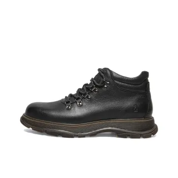 Hush Puppies Ankle Boots Men Black/Camel