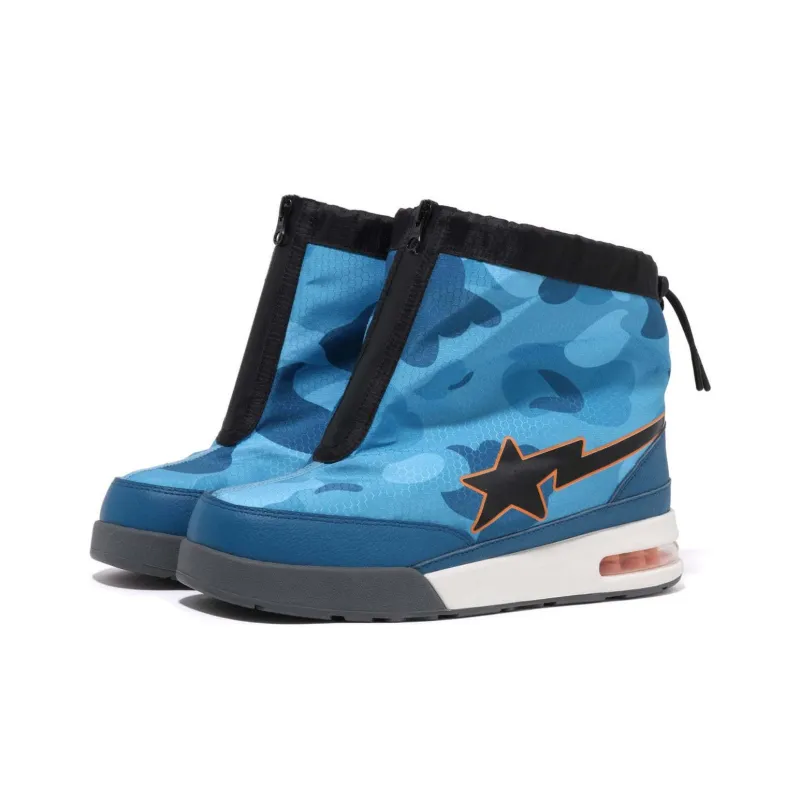 A BATHING APE Bape ZIP ROAD STA Ankle Boots Women's-6