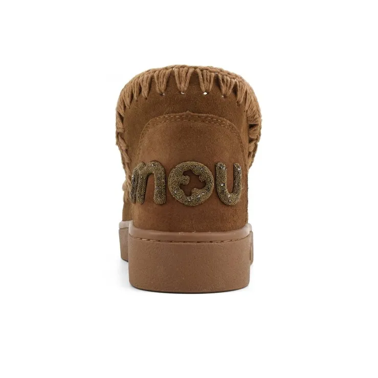 MOU Platform Shoes Women's Brown-3