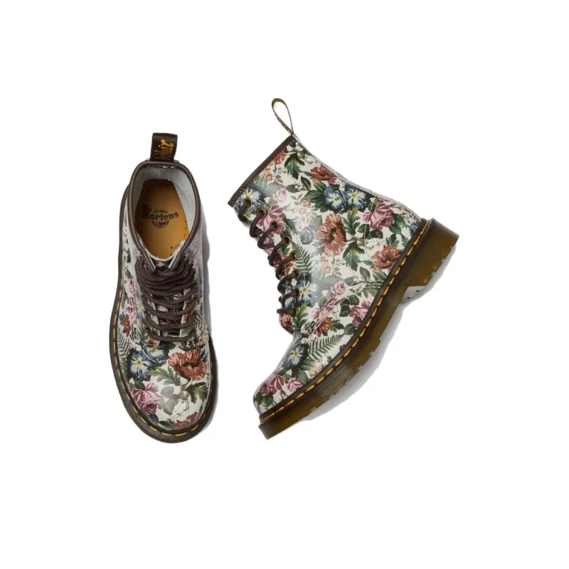 Dr.Martens 1460 Floral-print Leather Boots Women's-4