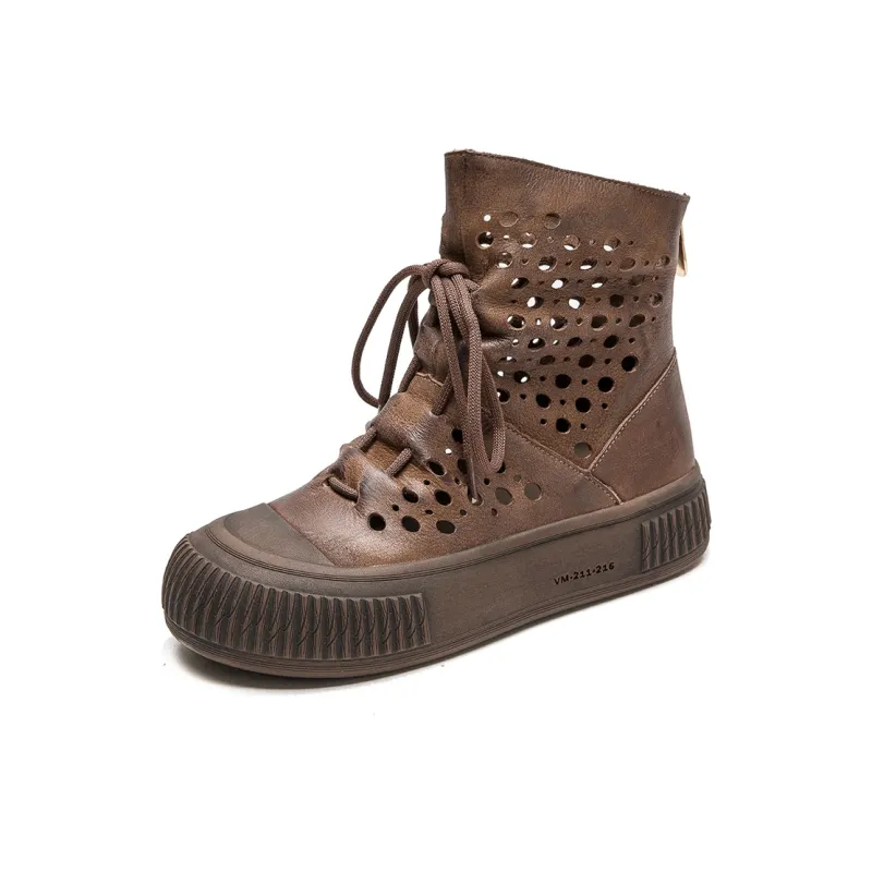 Jay Ankle Boots Women's Brown/Beige/Gray-1