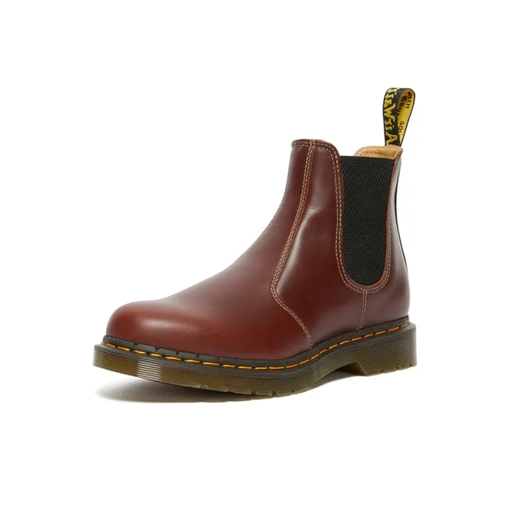 Dr.Martens 2976 Abruzzo Leather Chelsea Boots 'Brown Black'-1