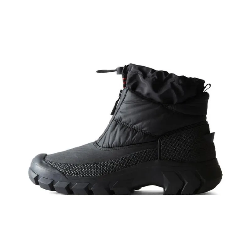 HUNTER Snow Boots Men Black-0