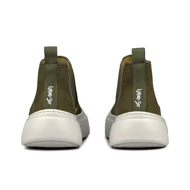 LOHAN·SIR Short Chelsea Boots Platform Men's-3