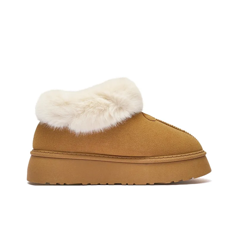 AAA SINCE 1955 Warm Wear-Resistant Height Increasing Slip-Resistant Short Snow Boots Women's-1