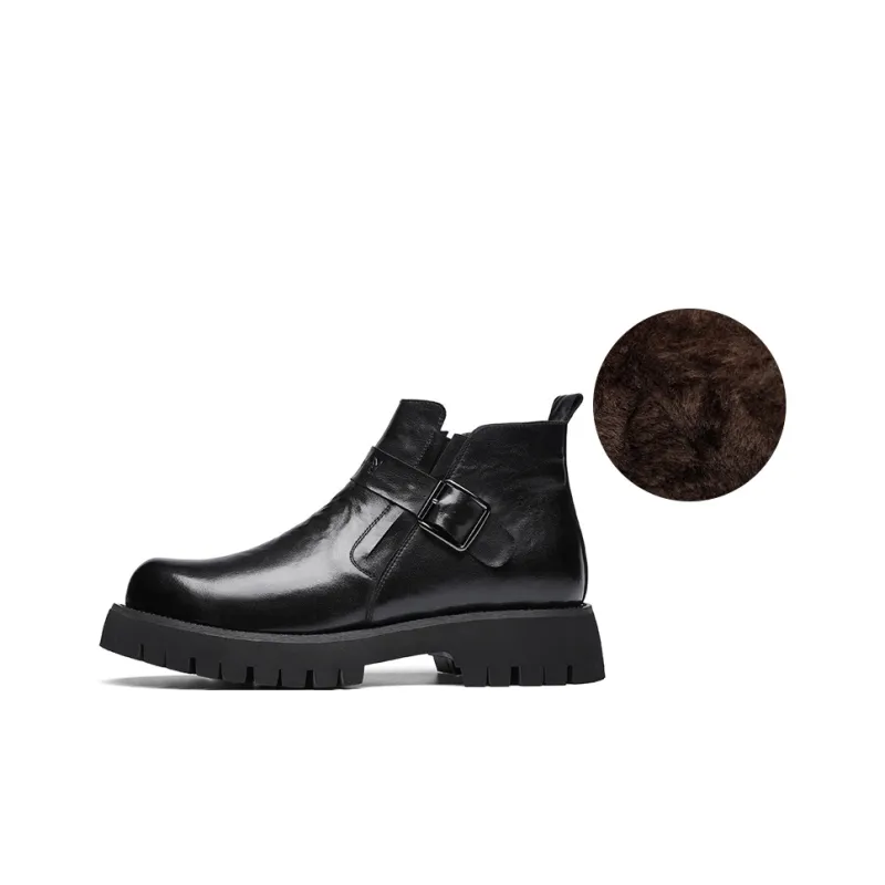 Playboy Playboy Ankle Boots Men's Black-7
