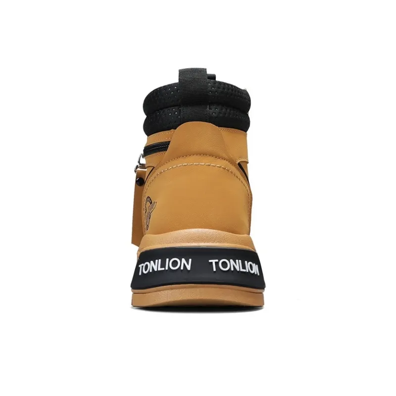 Tonlion Short Martin Boot Men's Earth Yellow-4
