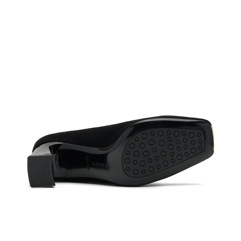 HARSON Over Painted Boots 7cm Women's Black-3
