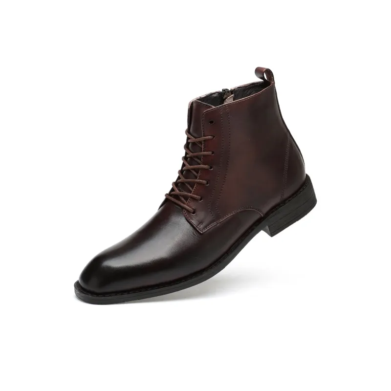 XIMO BULL Ankle Length Martin Boot 3cm Men's-5
