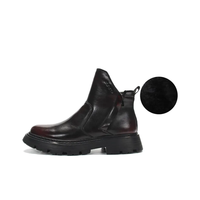 Kemaron Ankle Boots Men's Burgundy-7