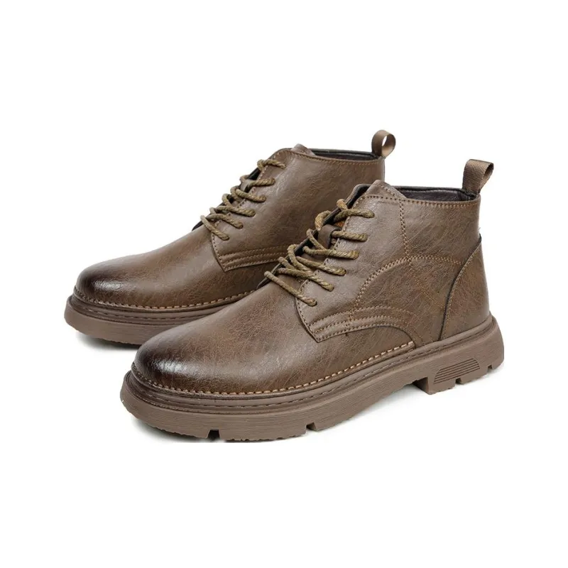 Wit Ankle Boots Men Black/Brown-8
