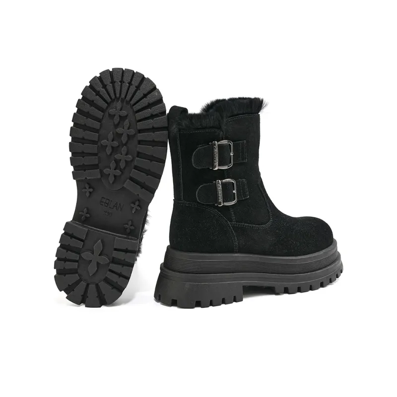 EBLAN Ankle Boots Women's Black-3