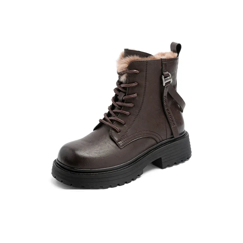 DAPHNE 14cm Martin Boot 5cm Women's-4