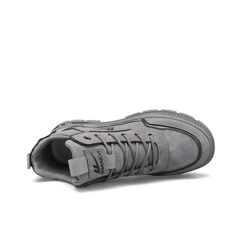 Warrior Short Mid Calf Martin Boot Men's Gray-2